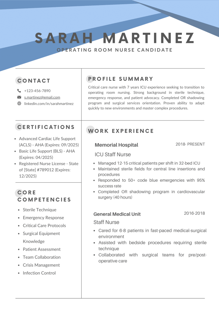 Career Changer Example