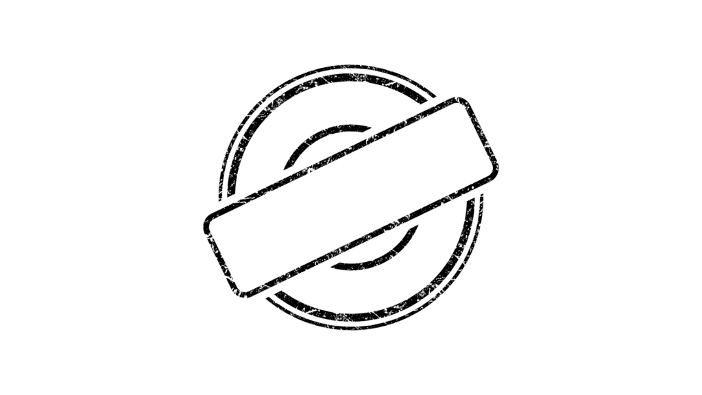 Minimalist signature reproduction stamps