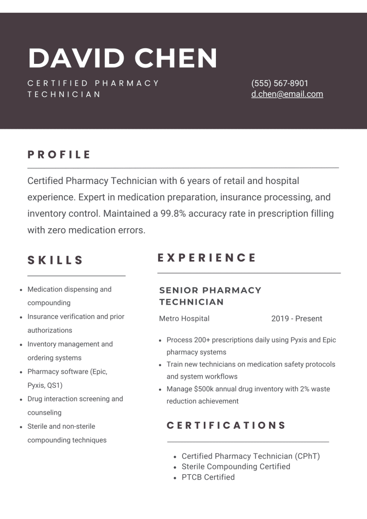 Pharmacy Technician