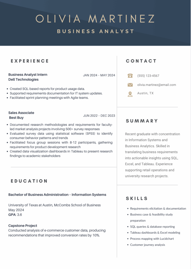 Sample Resume Featuring Volunteer Experience
