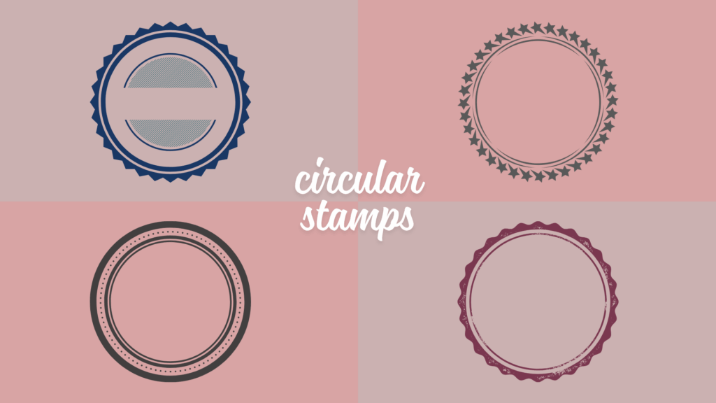 circular stamps