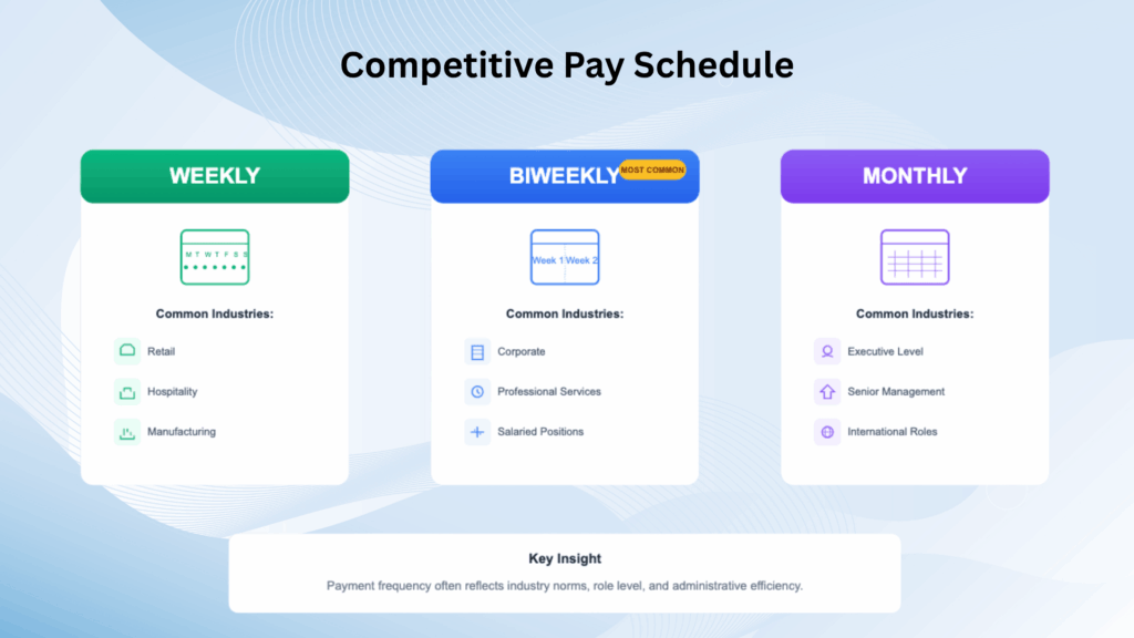 competitive pay scale
