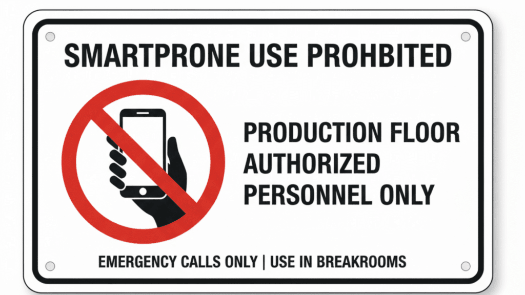 enterprise cell phone policy