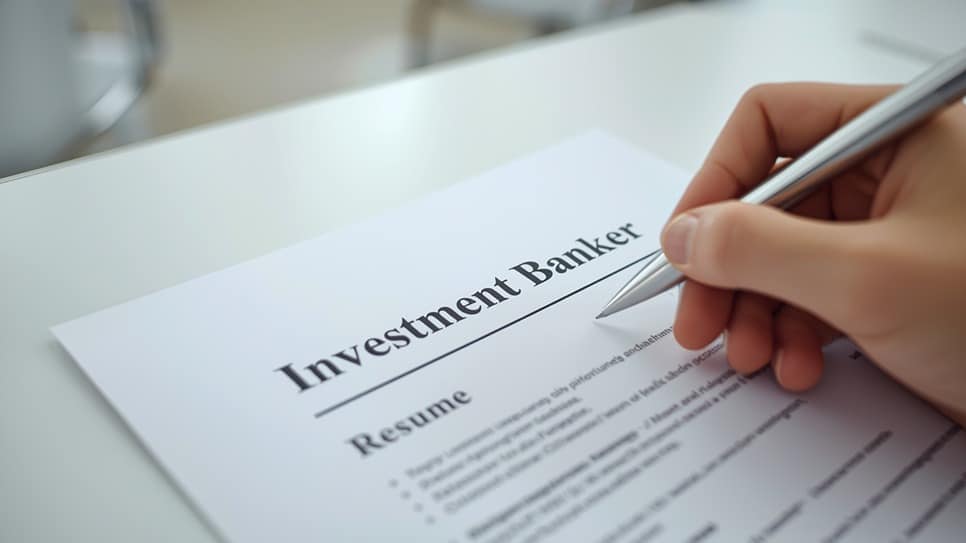 investment banking resume