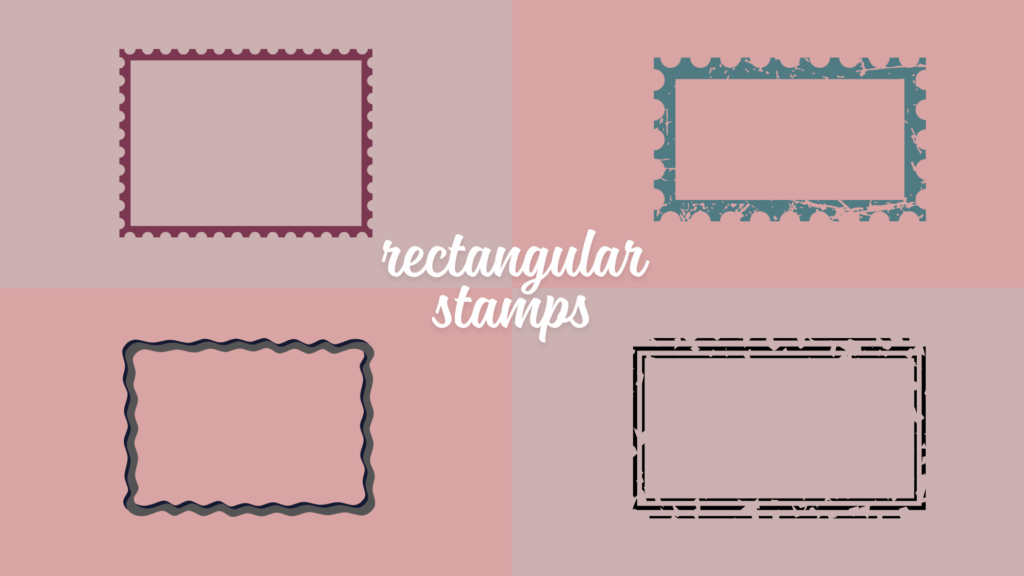 rectangular stamps