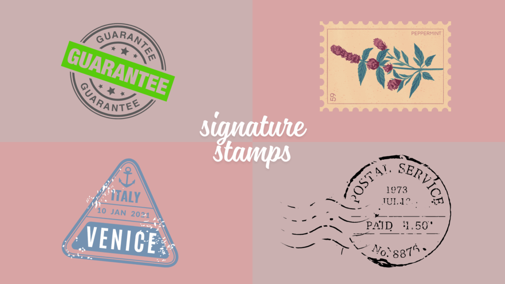 signature stamps