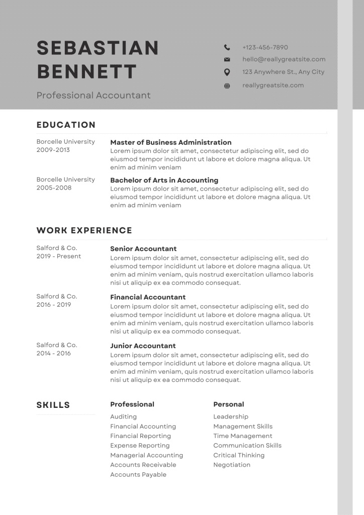 technical it resume