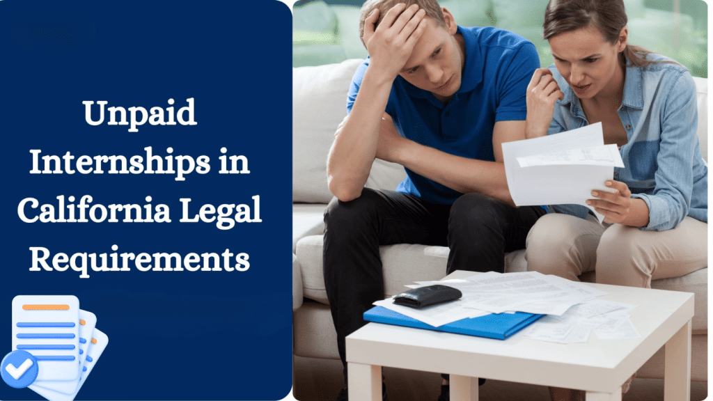 unpaid internships in california