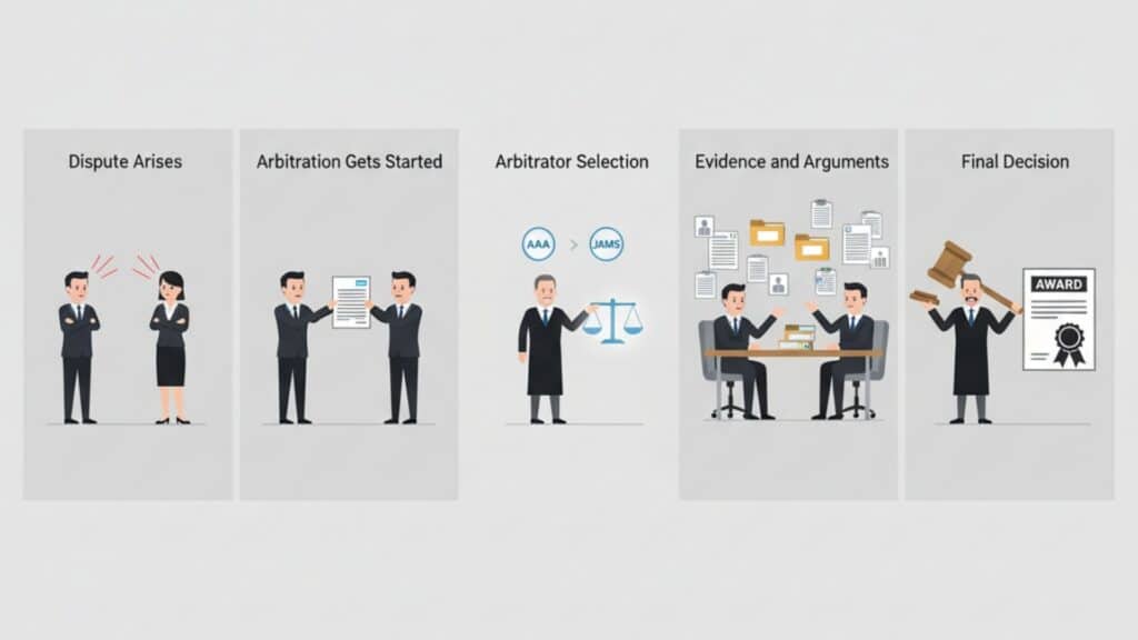 mutual arbitration agreement dispute process