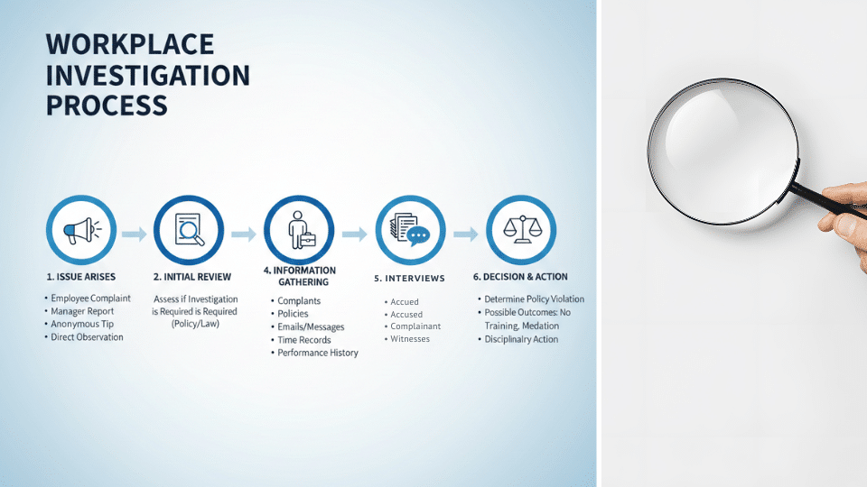 what happens in a workplace investigation