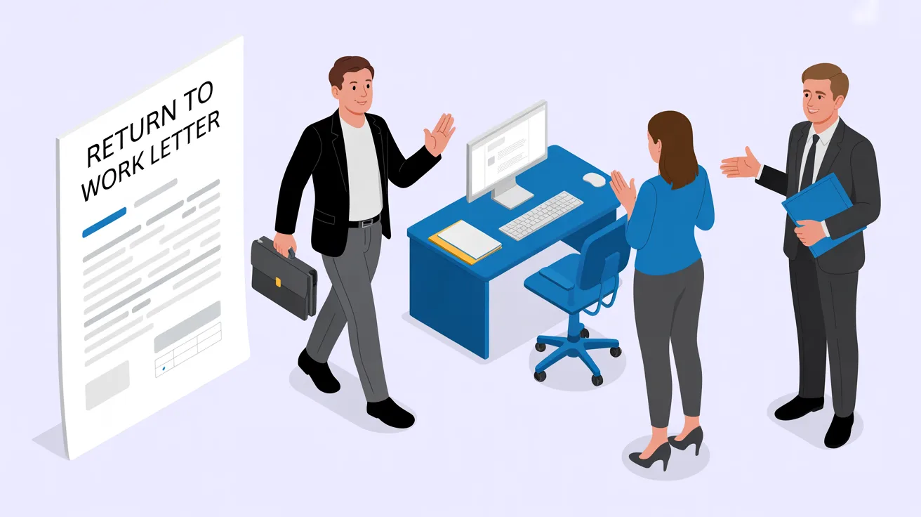 Return to Work Letter Templates