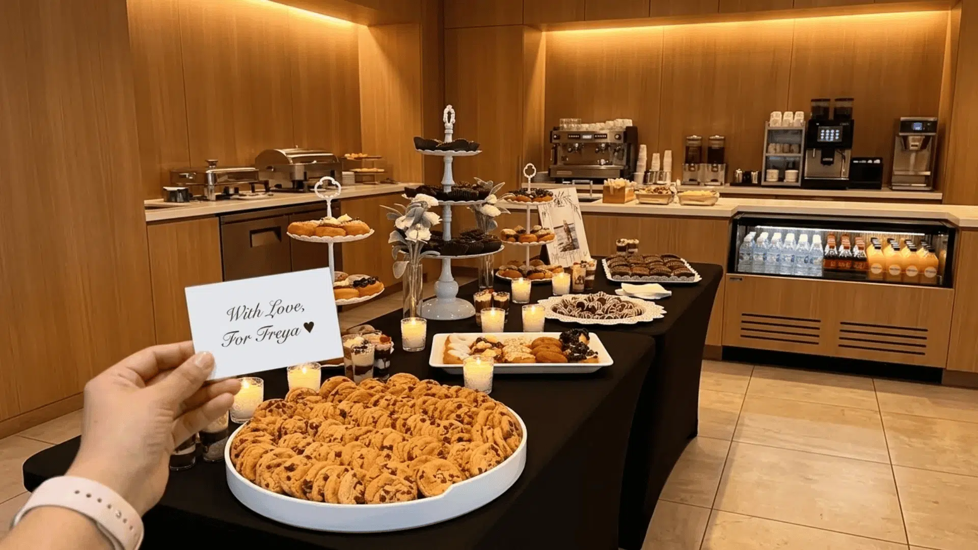 dessert bar