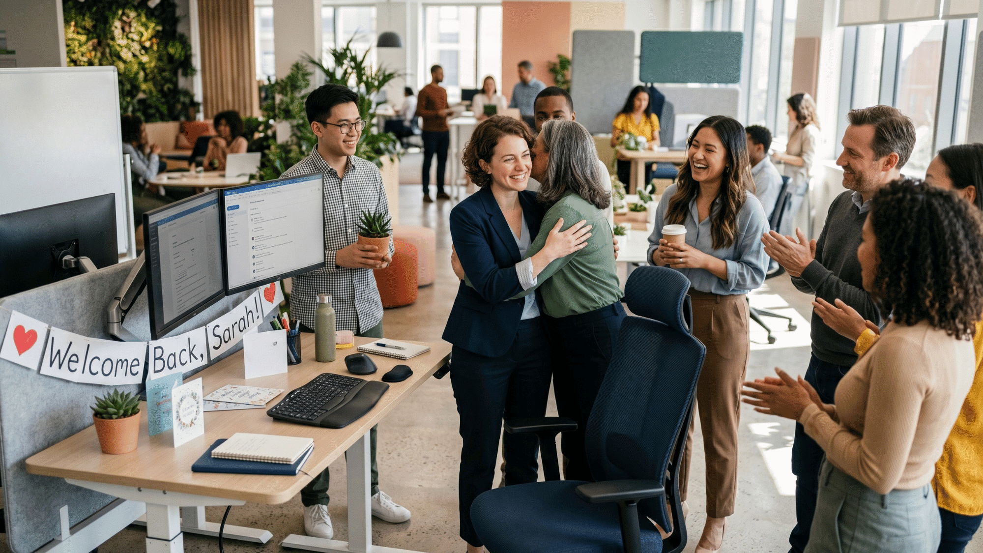 welcoming an employee back to work after leave