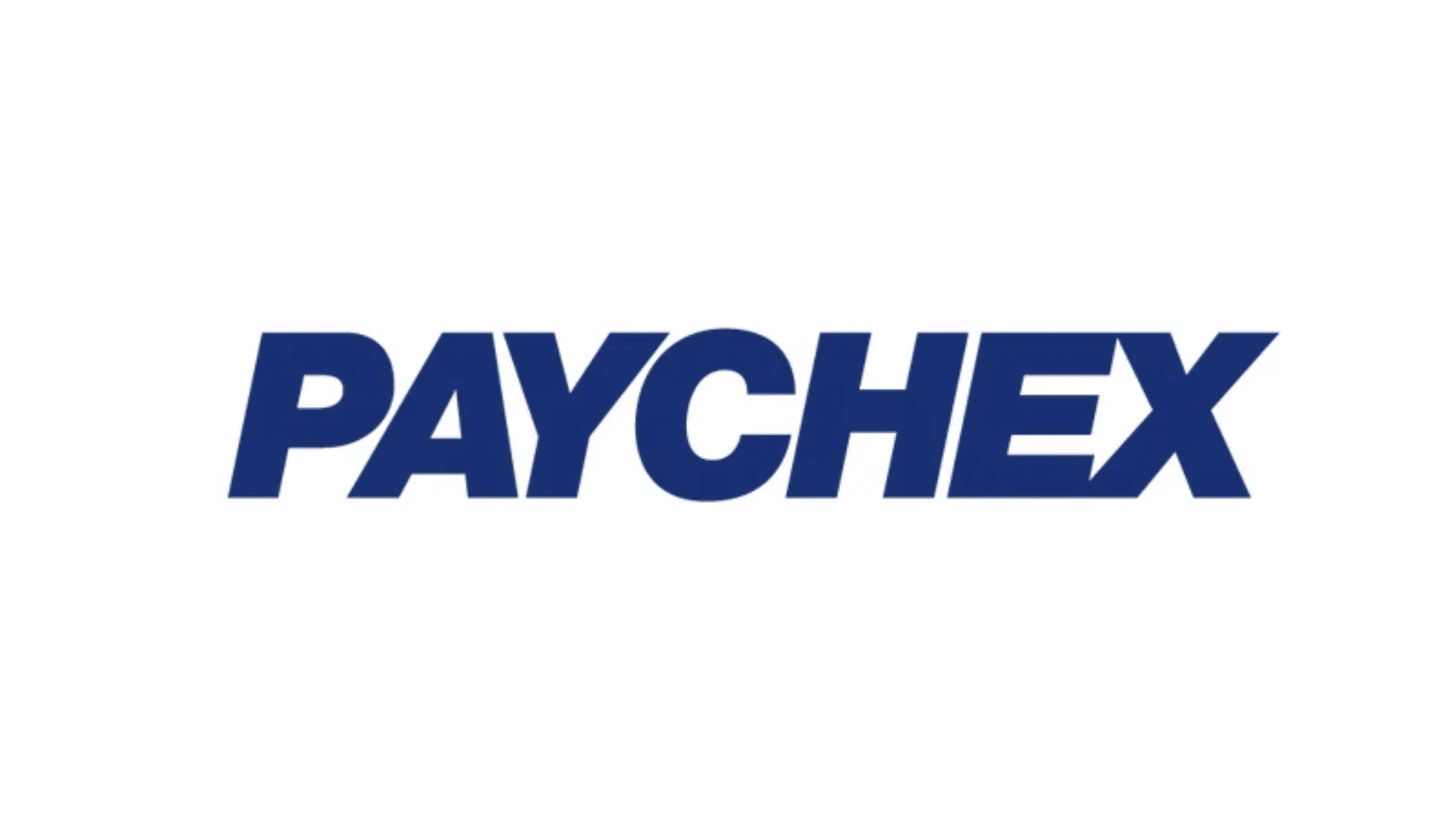 Paychex logo in blue italic text.