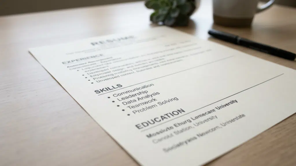 resume-with-skills