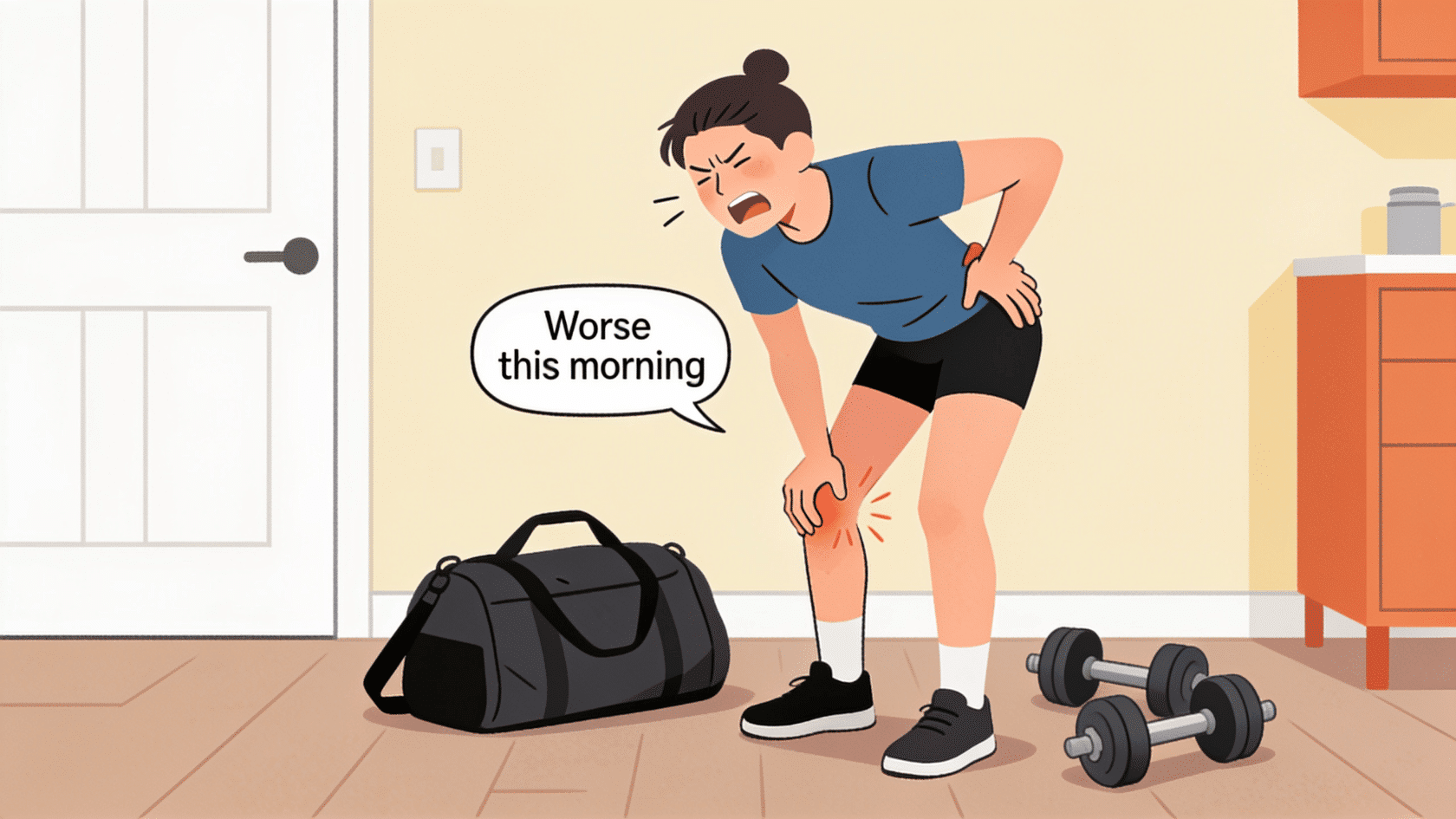 Illustration of a person reacting to a doctor's appointment, good excuses to miss work